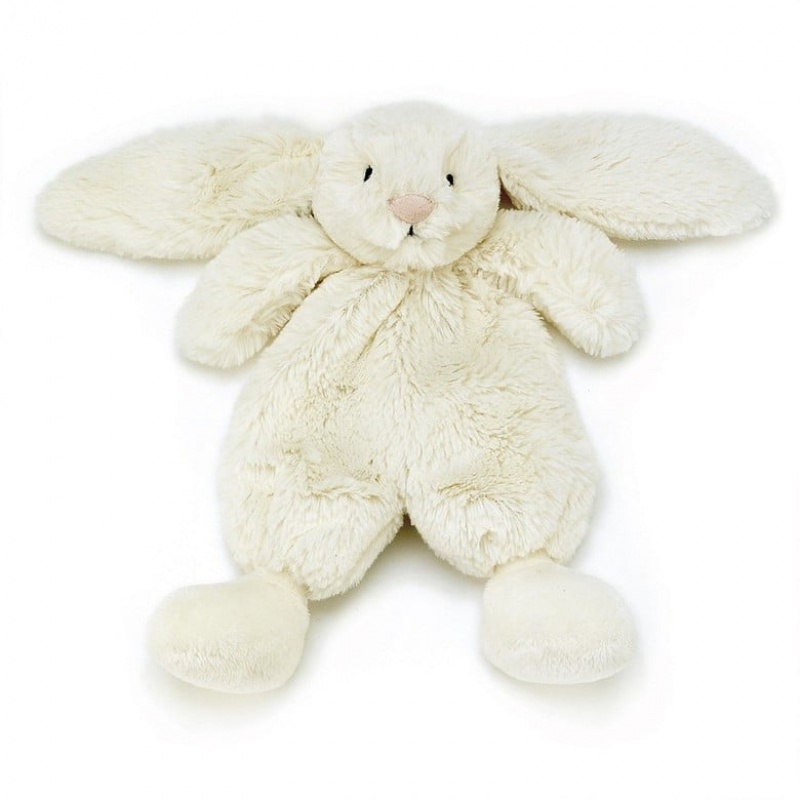 Jellycat Boubou Cream Bunny Soother 22 CM, Jellycat USA | MJ4058963