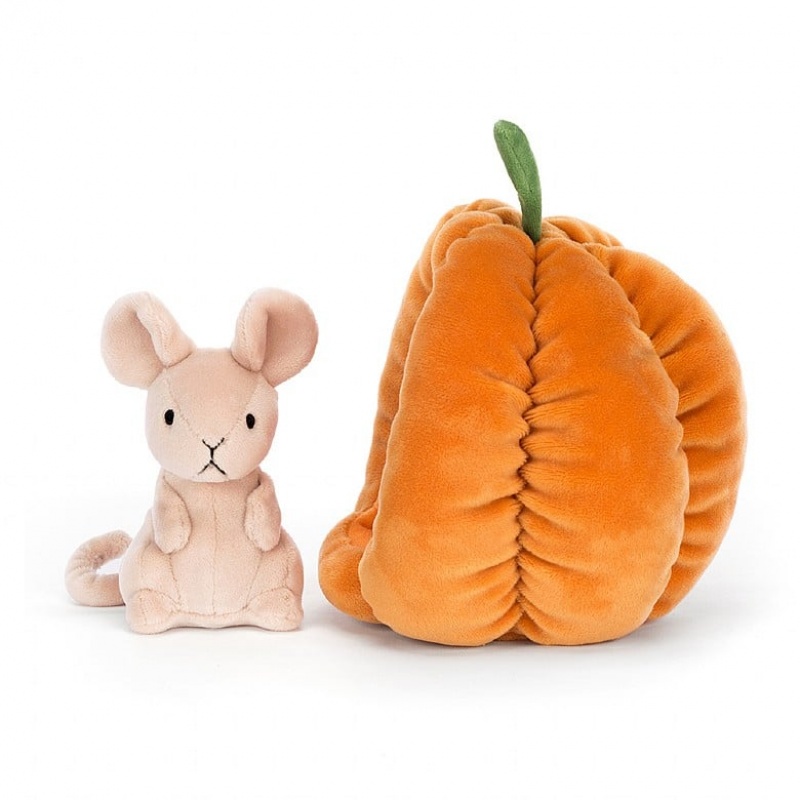 Jellycat Brambling Mouse 18 CM X 13 CM, Jellycat USA | CQ1342678