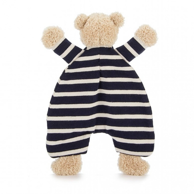 Jellycat Breton Bear Soother 23 CM X 19 CM, Jellycat USA | QW7605132