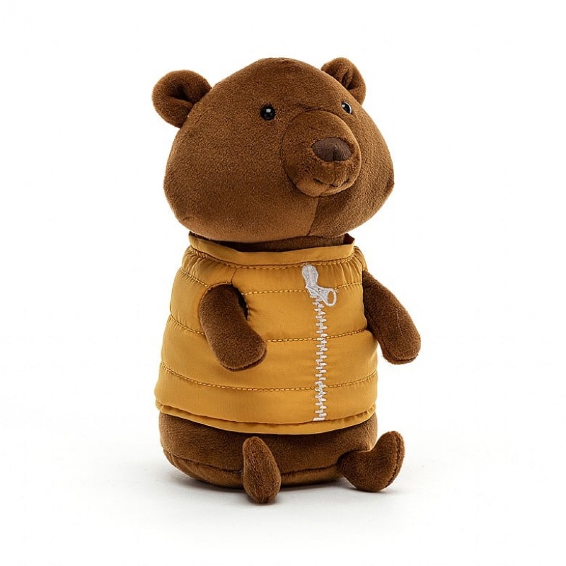 Jellycat Campfire Critter Bear 18 CM X 9 CM, Jellycat USA | HR9708215