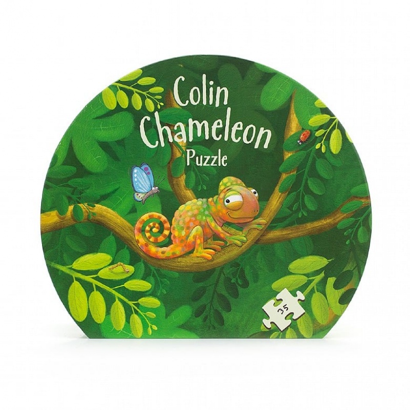 Jellycat Colin Chameleon Puzzle 23 CM X 20 CM, Jellycat USA | IA5207913