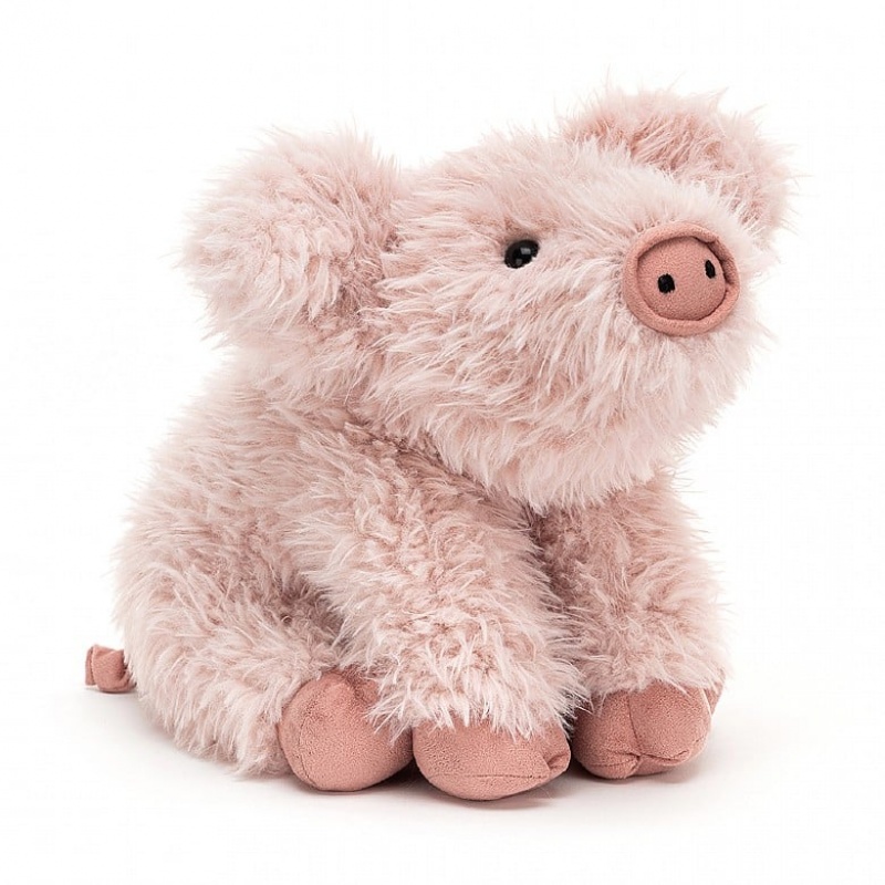 Jellycat Curvie Pig 24 CM X 15 CM, Jellycat USA | MA9830546