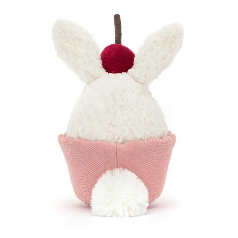 Jellycat Dainty Dessert Bunny Cupcake 14 CM X 10 CM, Jellycat USA | QN1403675