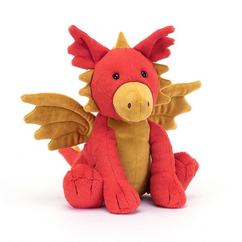 Jellycat Darvin Dragon 24 CM X 20 CM, Jellycat USA | UD5297460