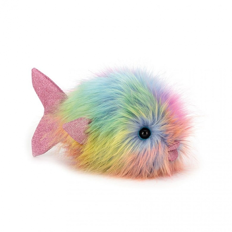 Jellycat Disco Fish Rainbow 21 CM X 11 CM, Jellycat USA | TV8057964