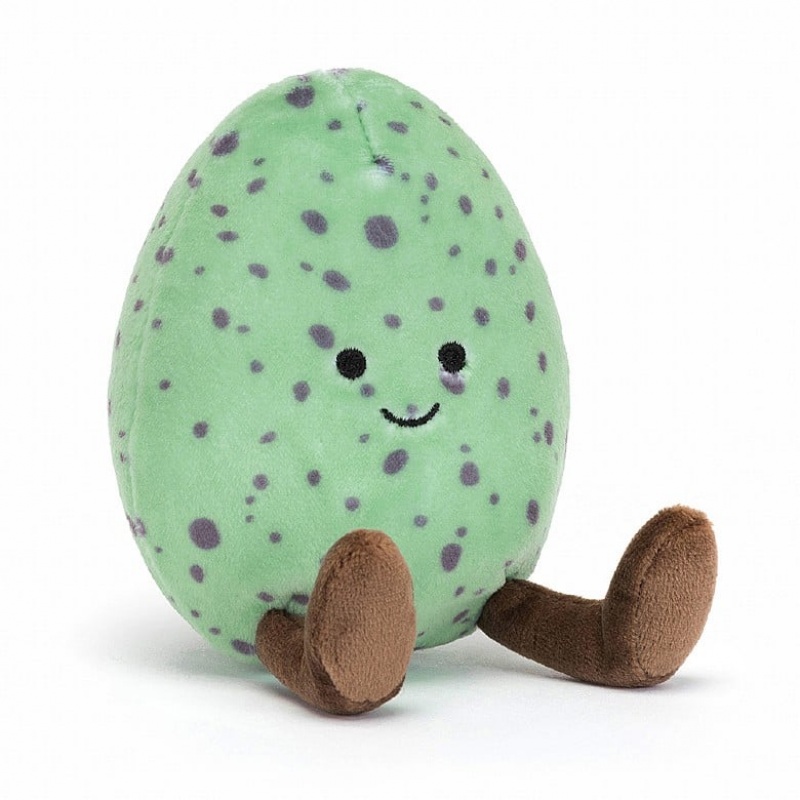 Jellycat Eggsquisite Green Egg 10 CM X 6 CM, Jellycat USA | VO6951723