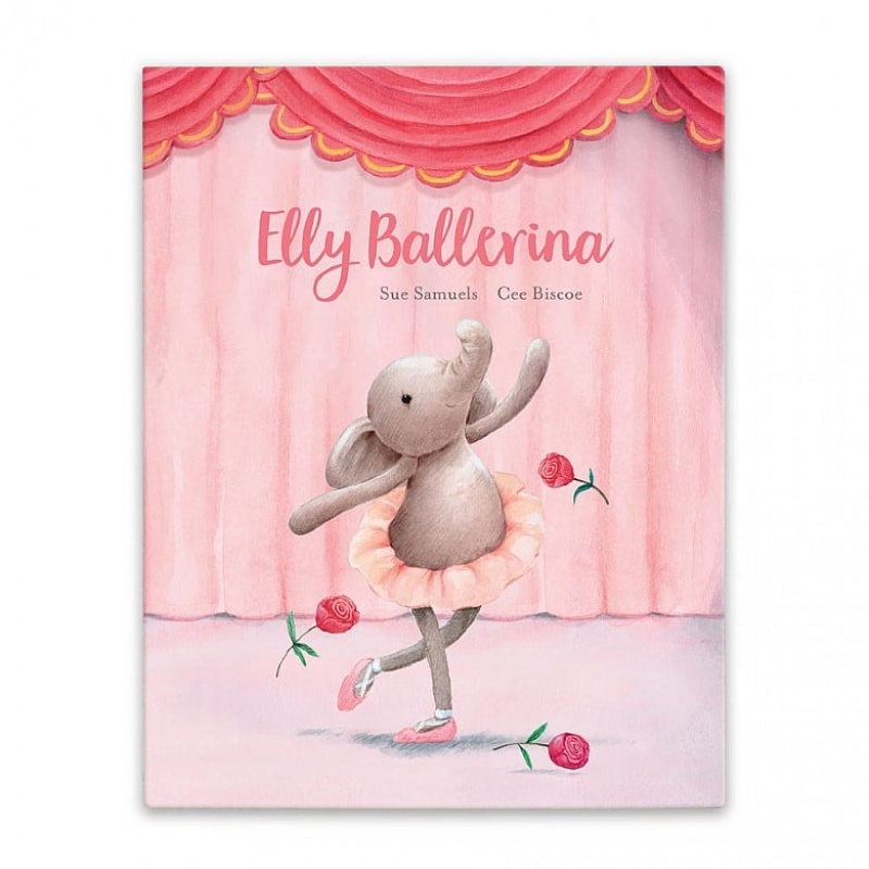 Jellycat Elly Ballerina Book 30 CM X 1 CM, Jellycat USA | RN5280943