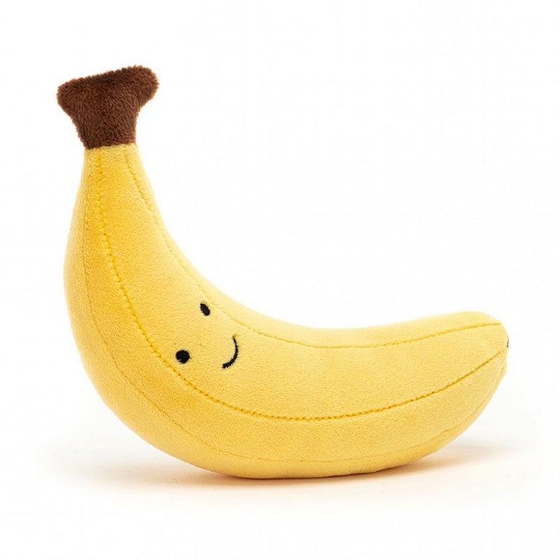 Jellycat Fabulous Fruit Banana 17 CM X 13 CM, Jellycat USA | AV2493615