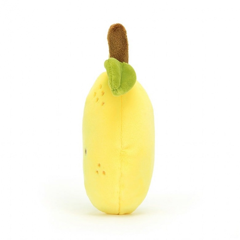 Jellycat Fabulous Fruit Lemon 14 CM X 8 CM, Jellycat USA | LR2014793