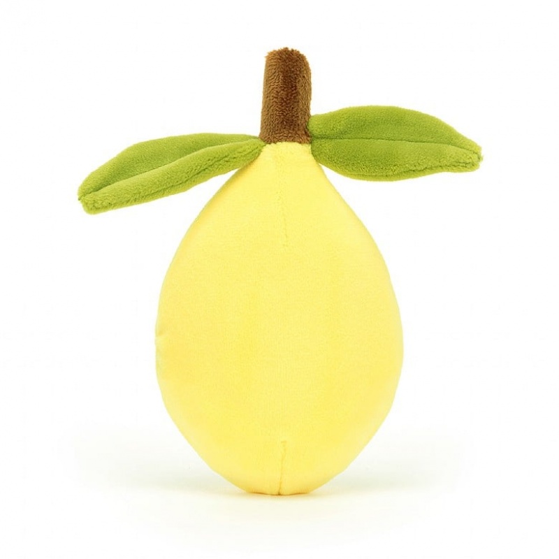 Jellycat Fabulous Fruit Lemon 14 CM X 8 CM, Jellycat USA | LR2014793