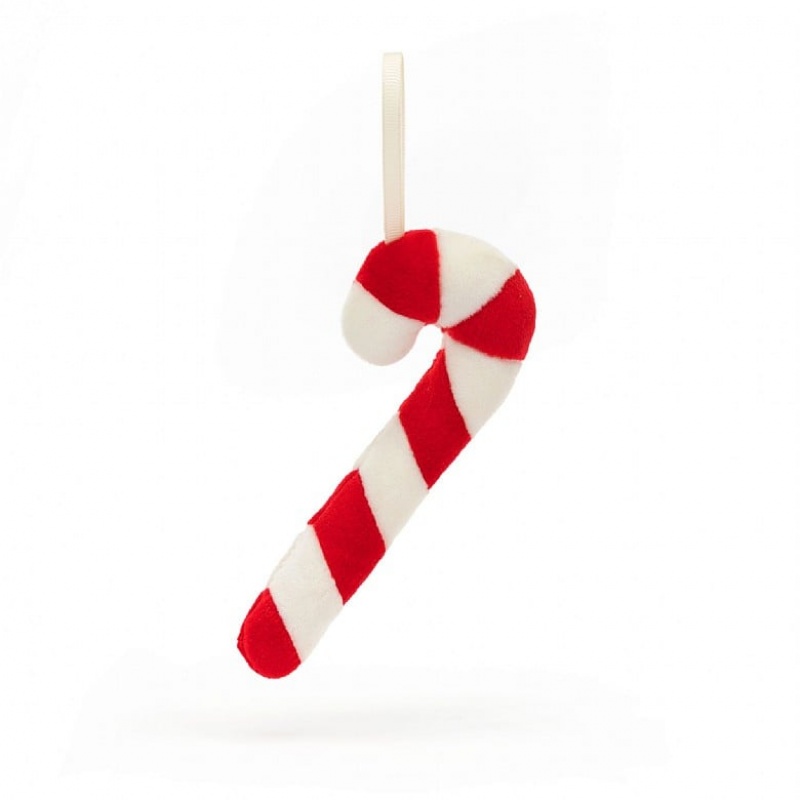 Jellycat Festive Folly Candy Cane 5 CM X 13 CM, Jellycat USA | ZB1872630