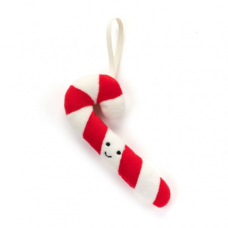 Jellycat Festive Folly Candy Cane 5 CM X 13 CM, Jellycat USA | ZB1872630