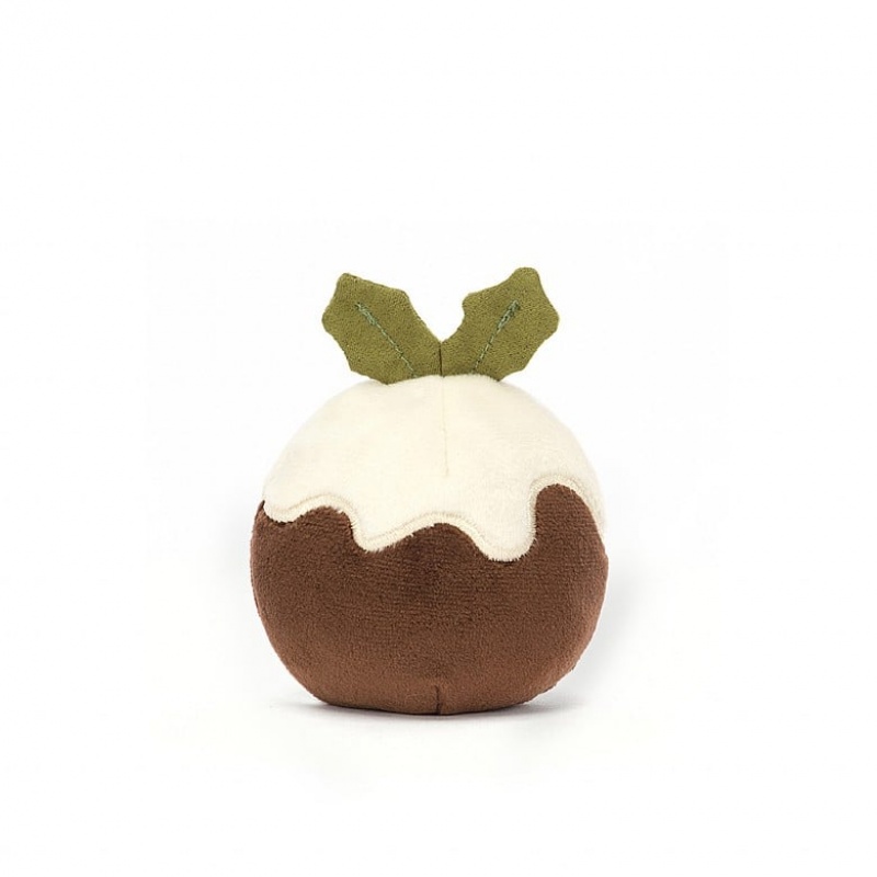 Jellycat Festive Folly Christmas Pudding 6 CM X 13 CM, Jellycat USA | IF2641379