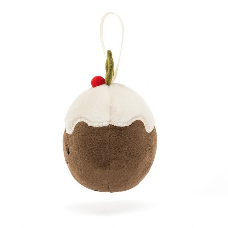 Jellycat Festive Folly Christmas Pudding 7 CM X 7 CM, Jellycat USA | NE0378259