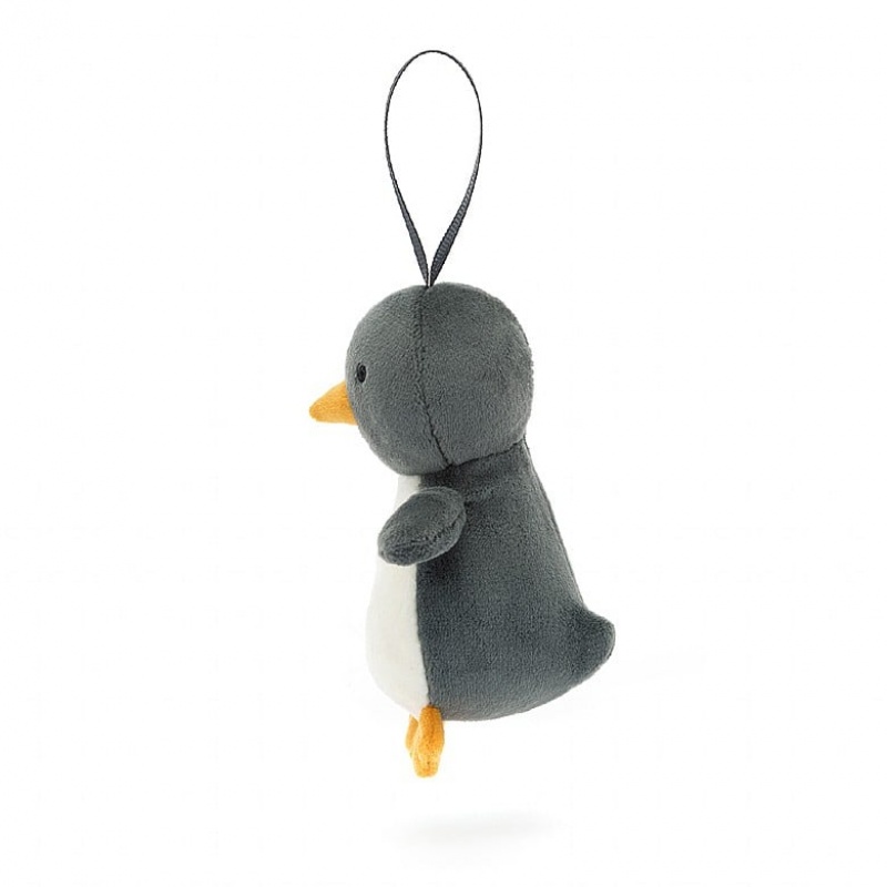 Jellycat Festive Folly Penguin 10 CM X 4 CM, Jellycat USA | NV2481059