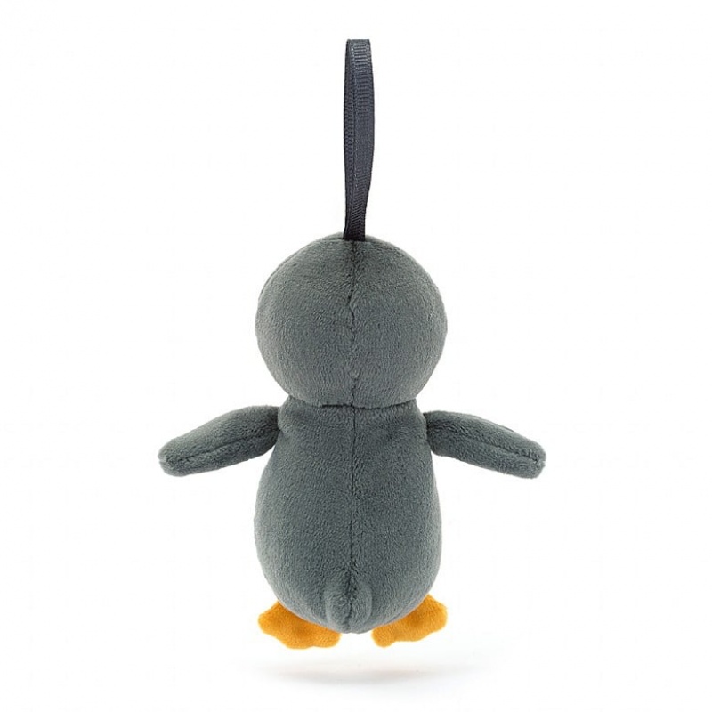 Jellycat Festive Folly Penguin 10 CM X 4 CM, Jellycat USA | NV2481059