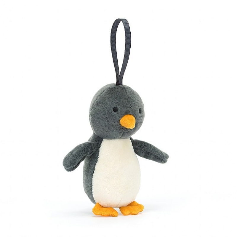 Jellycat Festive Folly Penguin 10 CM X 4 CM, Jellycat USA | NV2481059