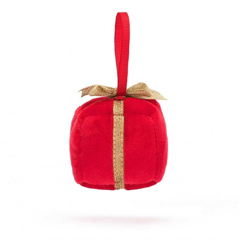 Jellycat Festive Folly Present 7 CM X 7 CM, Jellycat USA | DC7189254