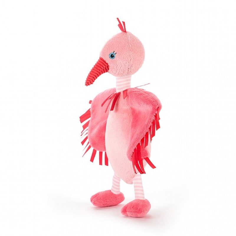 Jellycat Flapper Flamingo Soother 23 CM X 27 CM, Jellycat USA | CQ9612034