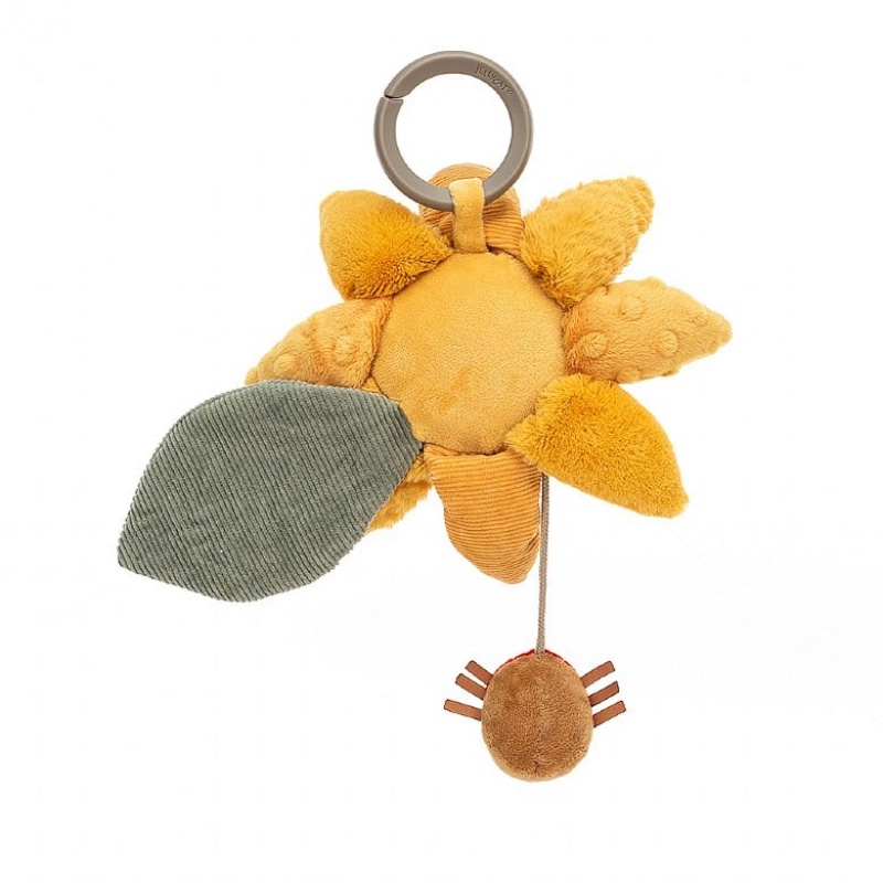 Jellycat Fleury Sunflower Activity Toy 20 CM X 20 CM, Jellycat USA | KW2648137