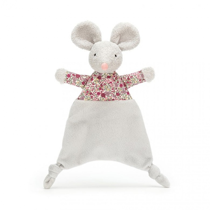 Jellycat Floral Mouse Soother 23 CM X 19 CM, Jellycat USA | SK6974305