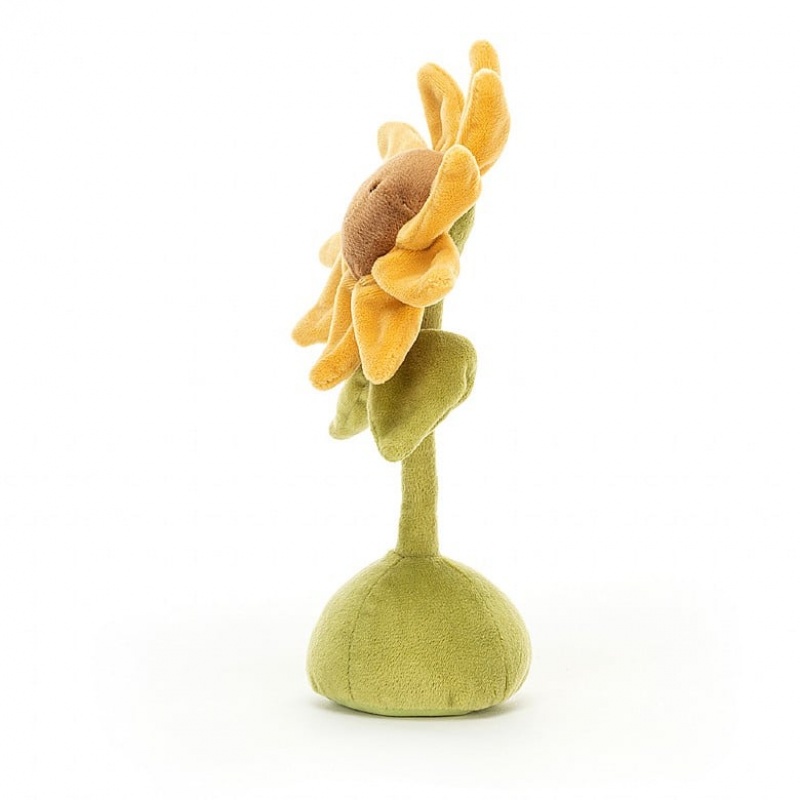 Jellycat Flowerlette Sunflower 21 CM X 7 CM, Jellycat USA | RN9052618