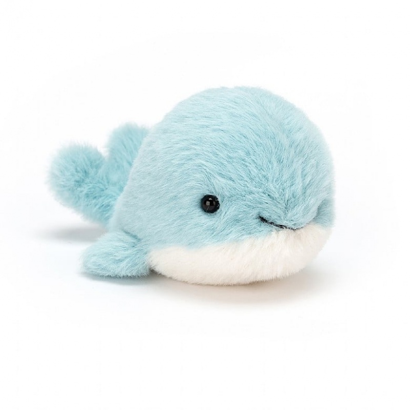 Jellycat Fluffy Whale 10 CM X 5 CM, Jellycat USA | BR6941527