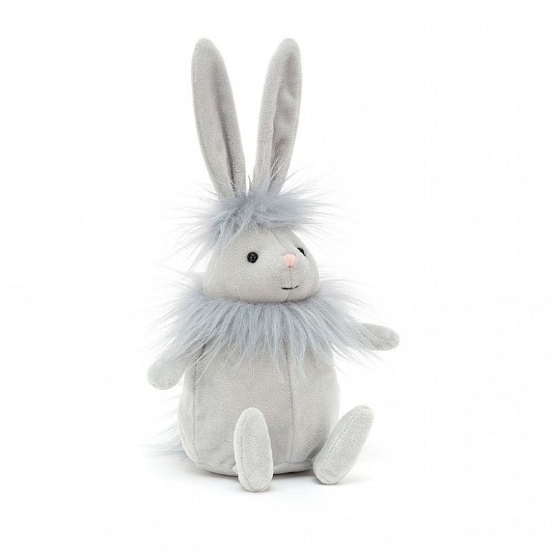 Jellycat Flumpet Bunny Silver 20 CM X 9 CM, Jellycat USA | SA3926451