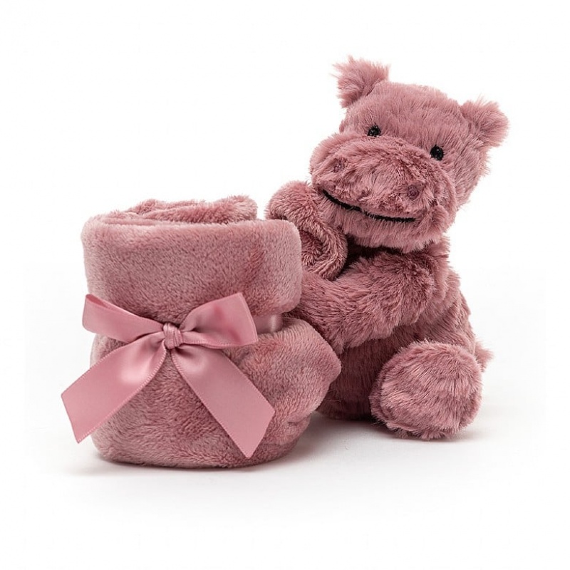 Jellycat Fuddlewuddle Hippo Soother 34 CM X 34 CM, Jellycat USA | LB4867912