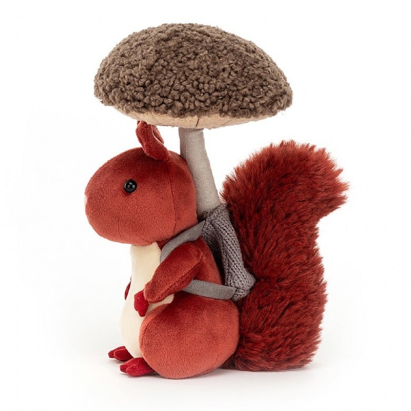 Jellycat Fungi Forager Squirrel 22 CM X 9 CM, Jellycat USA | TF6382745