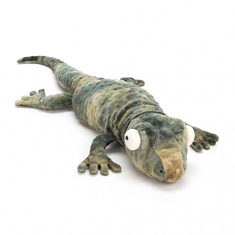 Jellycat Gary Gecko Lying 73 CM X 14 CM, Jellycat USA | HZ1365802