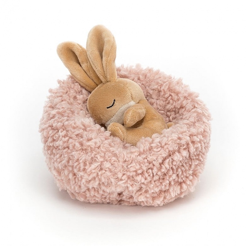 Jellycat Hibernating Bunny 12 CM X 12 CM, Jellycat USA | XH7618423