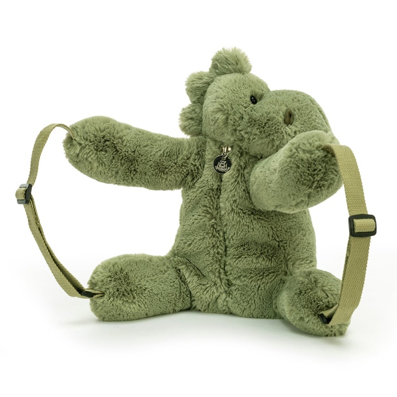 Jellycat Huggady Dino Backpack 28 CM X 30 CM, Jellycat USA | DT0729648