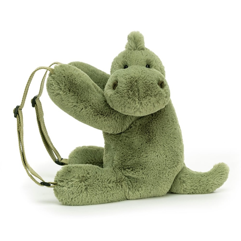 Jellycat Huggady Dino Backpack 28 CM X 30 CM, Jellycat USA | DT0729648