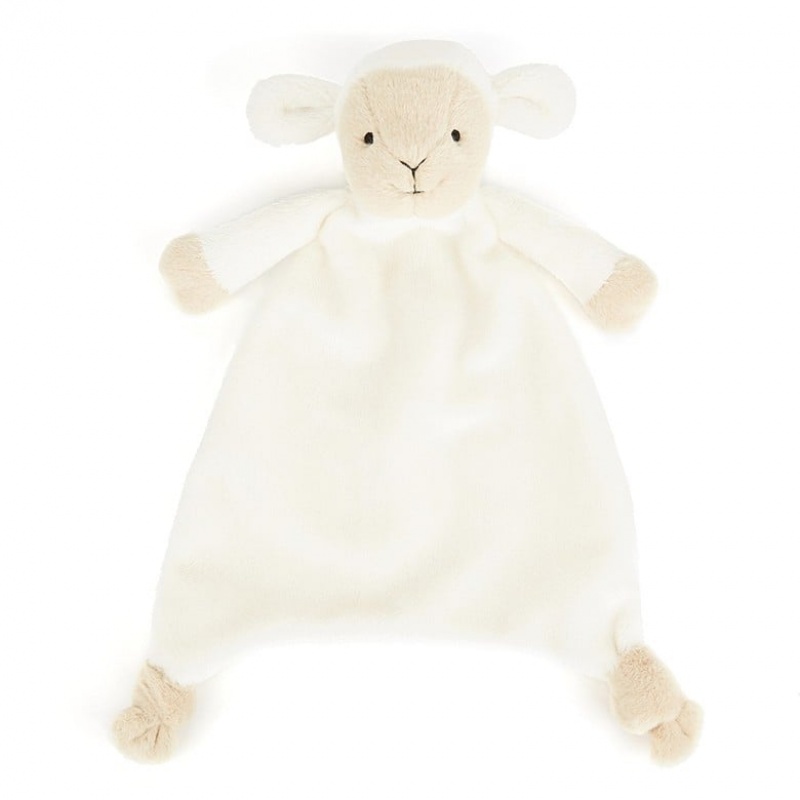 Jellycat Hushbie Lamb Soother 23 CM X 18 CM, Jellycat USA | IW3587164