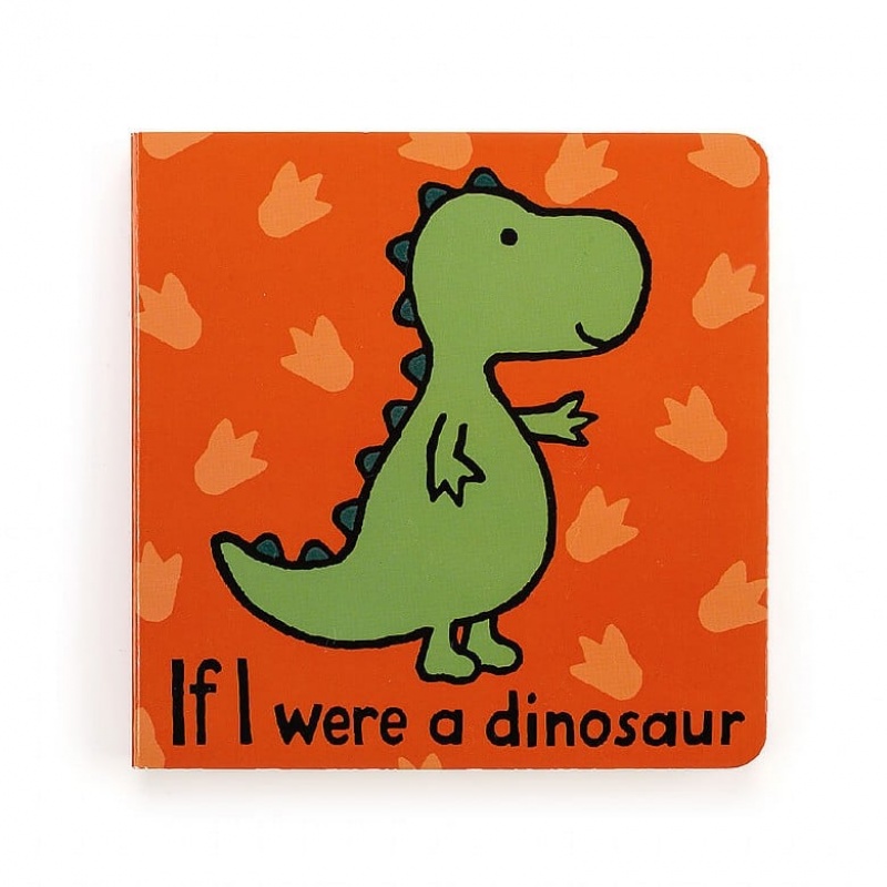 Jellycat If I Were A Dinosaur Book 15 CM X 15 CM, Jellycat USA | FA9648523