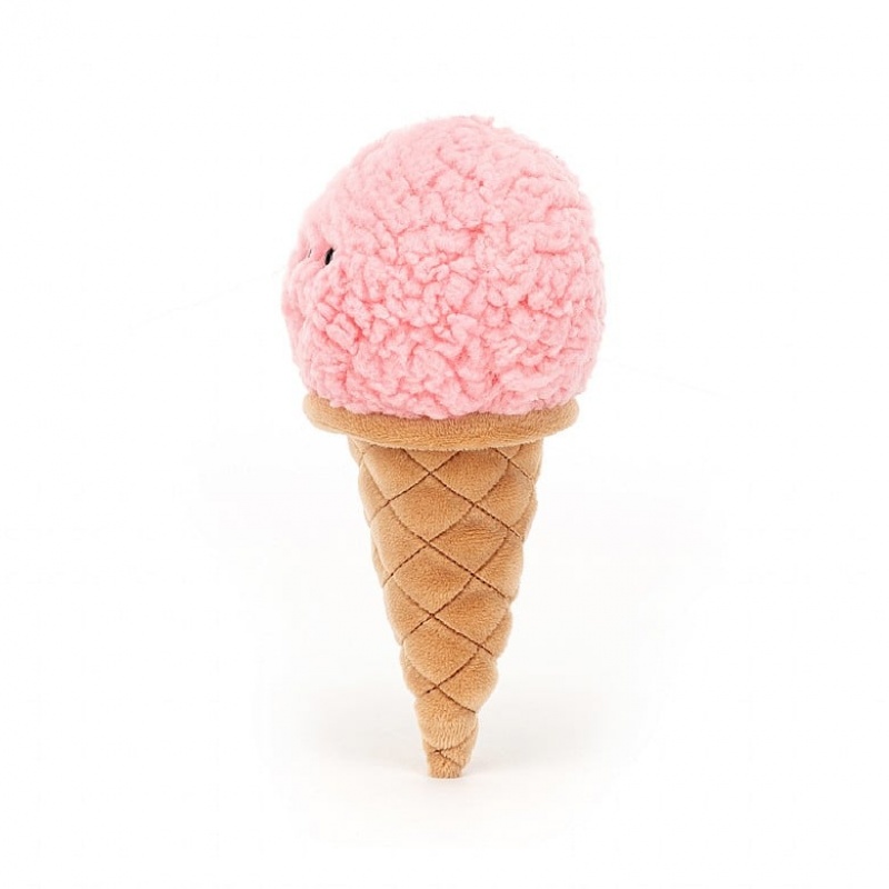 Jellycat Irresistible Ice Cream Strawberry 18 CM X 8 CM, Jellycat USA | JE3625409