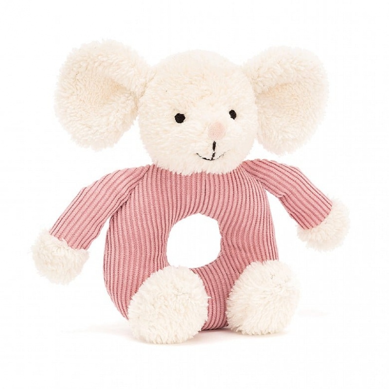 Jellycat Jumble Mouse Grabber 13 CM X 8 CM, Jellycat USA | VG7218643