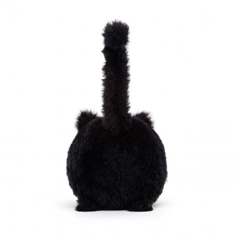 Jellycat Kitten Caboodle Black 10 CM X 10 CM, Jellycat USA | CZ6891723