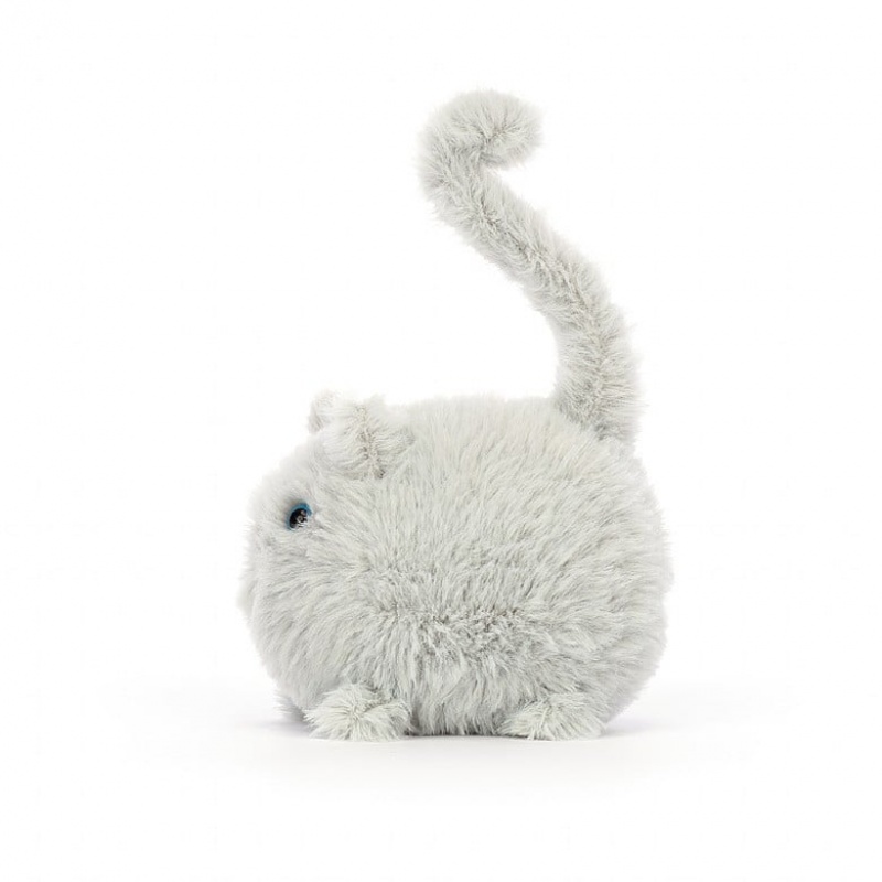 Jellycat Kitten Caboodle Grey 10 CM X 10 CM, Jellycat USA | GF0536124