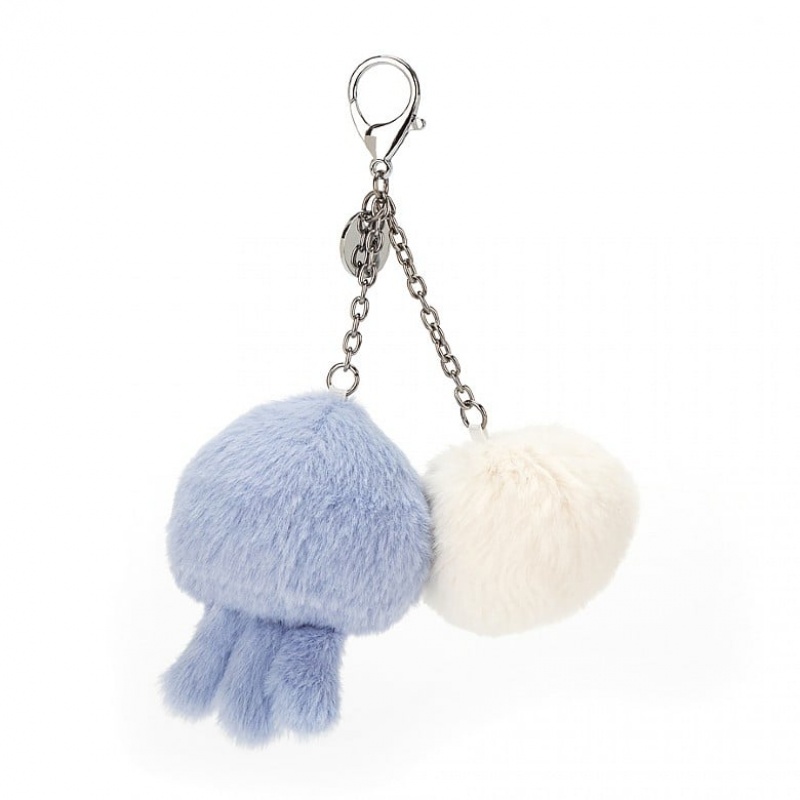 Jellycat Kutie Pops Jellyfish Bag Charm 7 CM X 7 CM, Jellycat USA | SM1458302