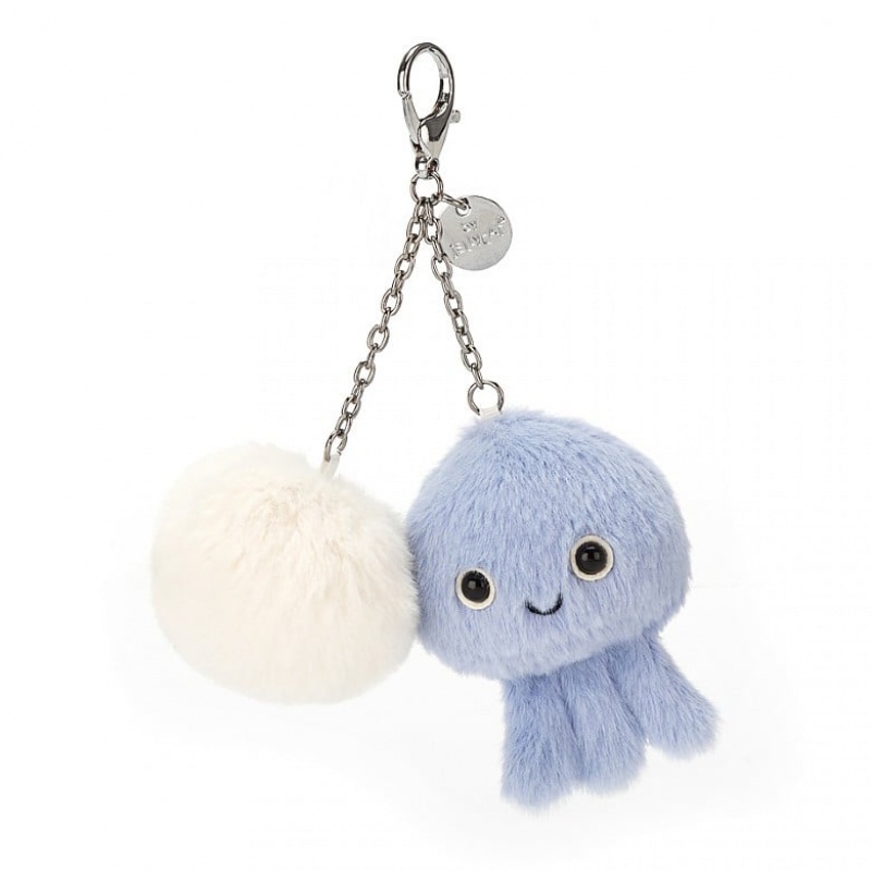 Jellycat Kutie Pops Jellyfish Bag Charm 7 CM X 7 CM, Jellycat USA | SM1458302