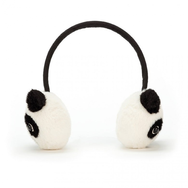 Jellycat Kutie Pops Panda Ear Muffs 20 CM X 16 CM, Jellycat USA | SP6457918