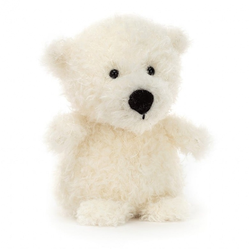 Jellycat Little Polar Bear 18 CM X 8 CM, Jellycat USA | QN6958123