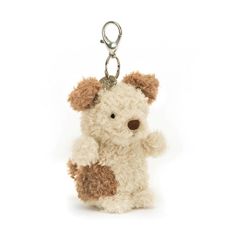 Jellycat Little Pup Bag Charm 17 CM X 6 CM, Jellycat USA | CF5016438