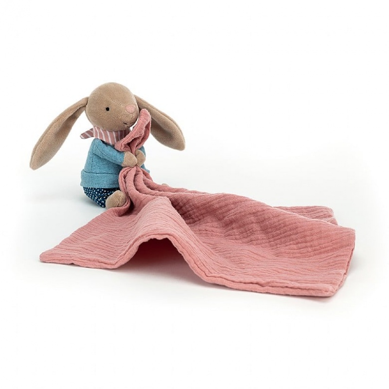 Jellycat Little Rambler Bunny Soother 30 CM X 13 CM, Jellycat USA | DA3148670