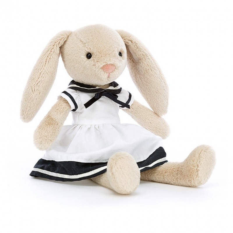 Jellycat Lottie Bunny Sailing 27 CM X 10 CM, Jellycat USA | OC2719640