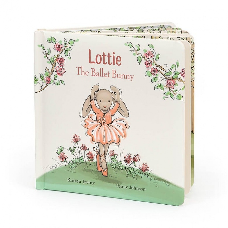 Jellycat Lottie The Ballet Bunny Book 19 CM X 19 CM, Jellycat USA | PU4062751