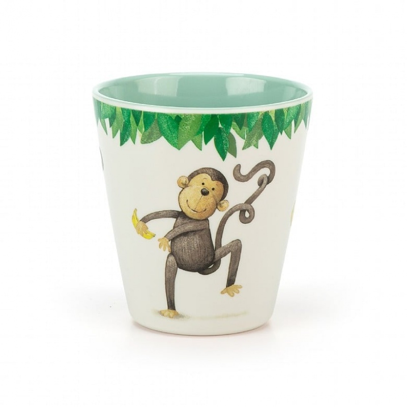 Jellycat Mattie Monkey Melamine Cup 9 CM X 9 CM, Jellycat USA | NP8392017