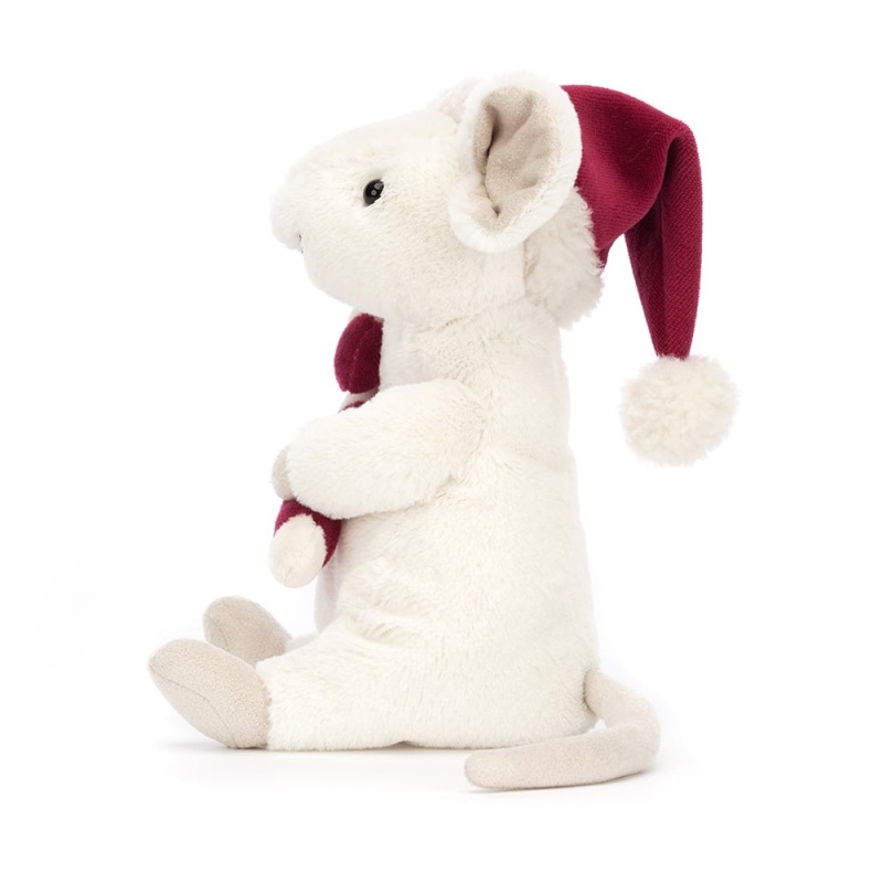 Jellycat Merry Mouse Candy Cane 18 CM X 9 CM, Jellycat USA | AH6740318